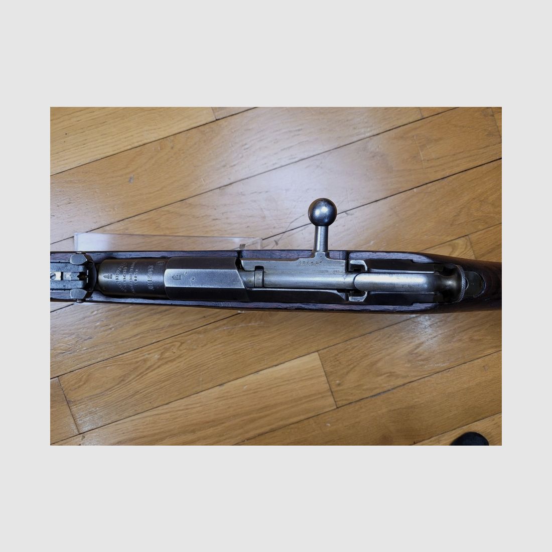 Zeldzaam tsaristisch geweer Mosin Nagant 1891 (niet 1891/30! of "tsaristisch gemodificeerd") – originele configuratie – Arsenal Tula 1905 – uitstekende staat!, afbeelding 15 van 21