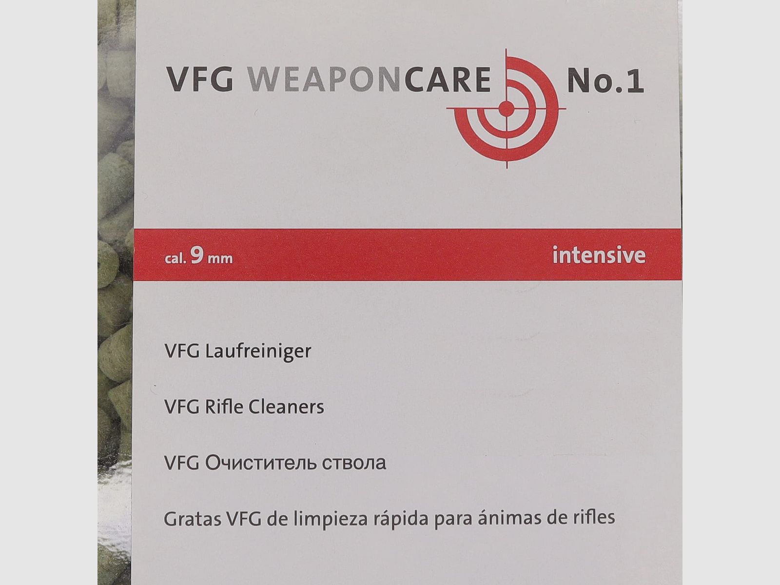 Limpiador de carrera VFG ''Intensivo'' - 9mm (500ud)