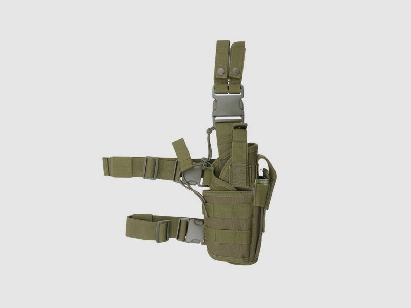 2-Ways Carrying Type Tactical Drop Leg Holster - Olive [8FIELDS]