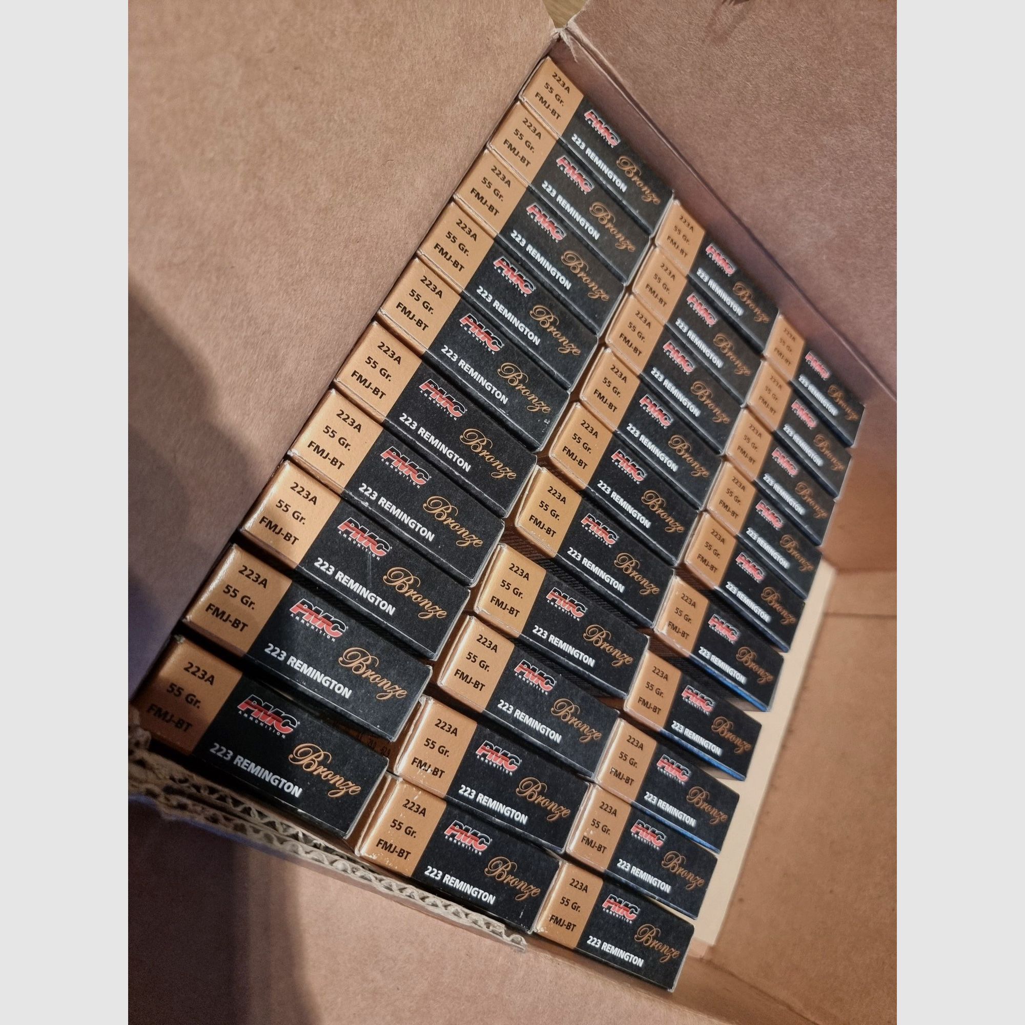 Munition .223 Remington 55gr FMJ - verschiedene Hersteller - S&B Magtech IMI PMC PPU Lapua GGG Norma usw.