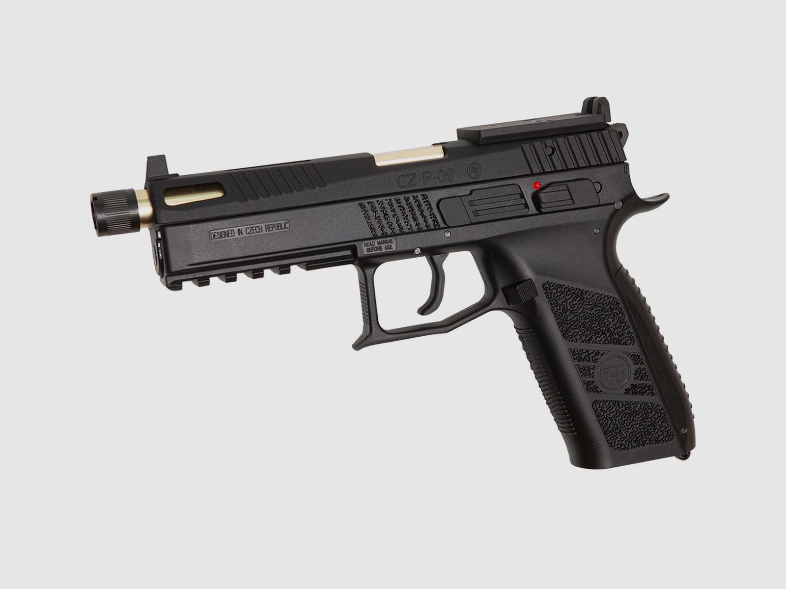 CZ 75 P-09 Optic Ready inkl. Koffer schwarz 6mm - Airsoft Co2 BlowBack