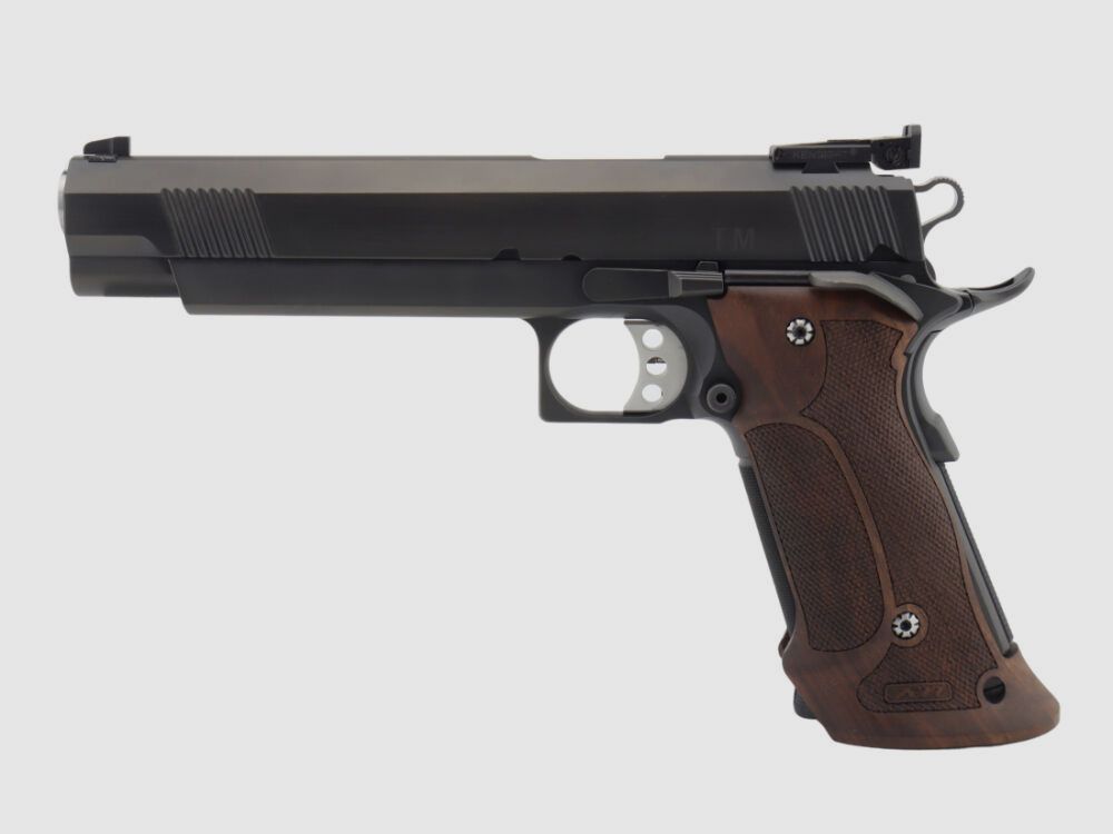 STP TM 9 BOMAR 6.0 Pistola Match Longslide Hecha en Alemania con empuñadura Nill