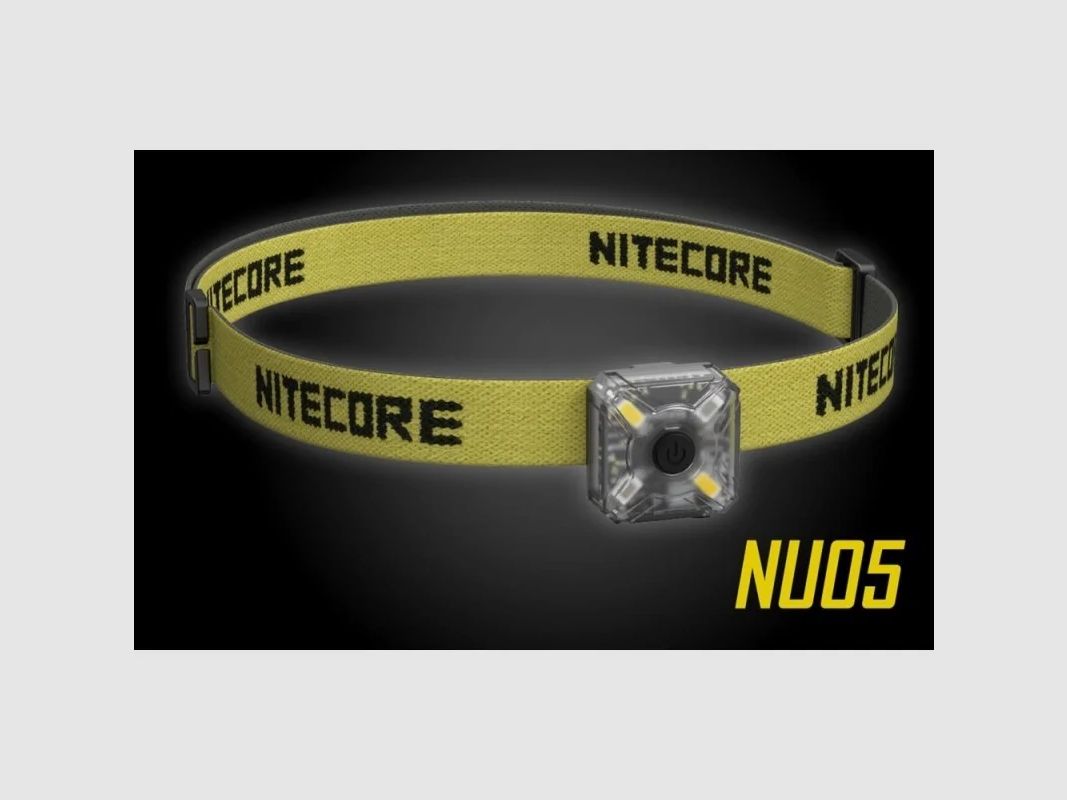 LATARKA CZOŁOWA NITECORE NU05 KIT, zdjęcie 3 z 3