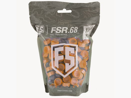 First Strike Paintballs sacchetto da 150 colpi (grigio/arancione)