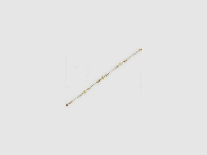 Jewelry Julio Communion Bracelet 18K Gold 750MLS with Pearls. 17cm Length, 2.05gr Weight.