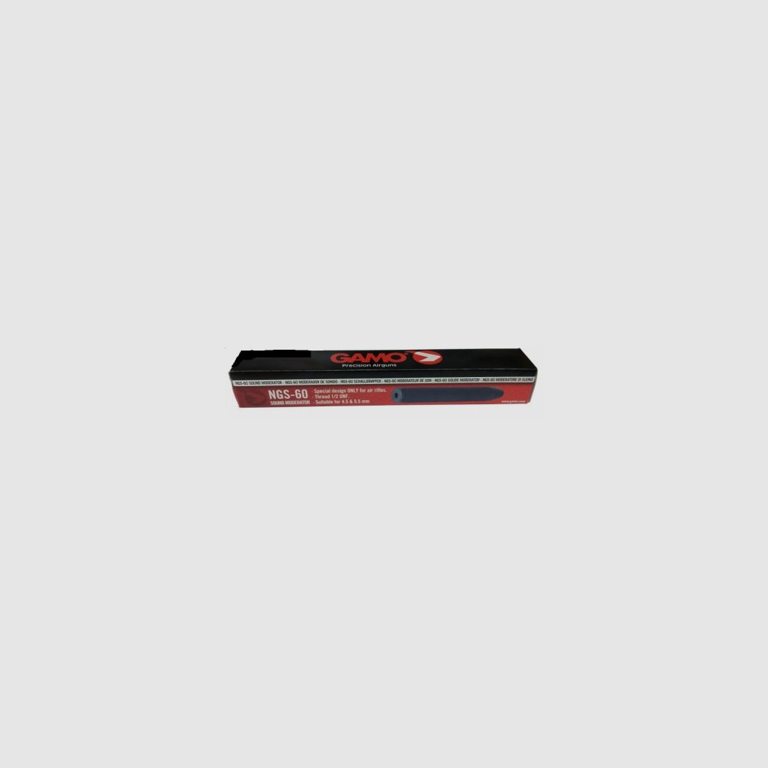 Schalldämpfer Gamo NGS-60 – Gewinde 1/2" UNF, Bild 3 von 3