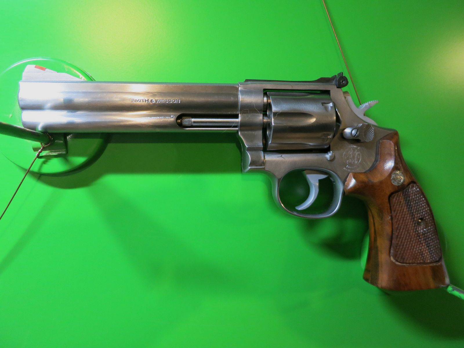 Revolver, SMITH&WESSON, Mod. 686-1 , .357 Magnum, 6" Lauf,  Edelstahl-Version (stainless)    #71-