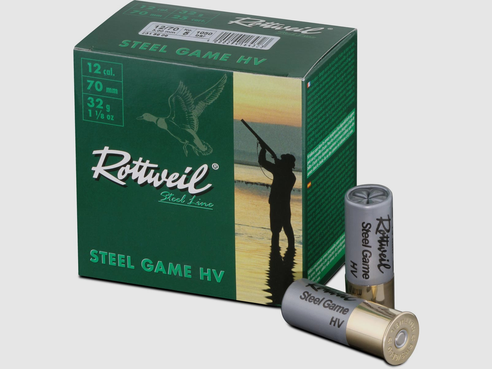 Rottweil 12/70 Steel Game HV 3,5mm - 32g