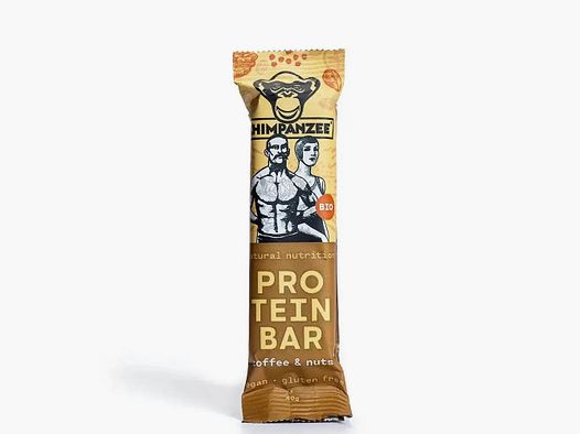 Chimpanzee Riegel Bio Protein Bar Kaffee Nüsse