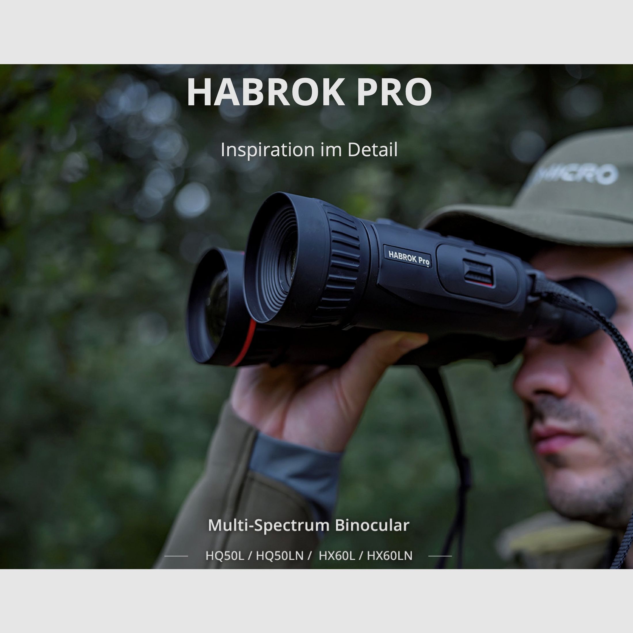 Hikmicro Binocular Habrok Pro HQ50L Wärmebild/Nachtsicht/Digitalkamera 850Nm 3840 × 2160