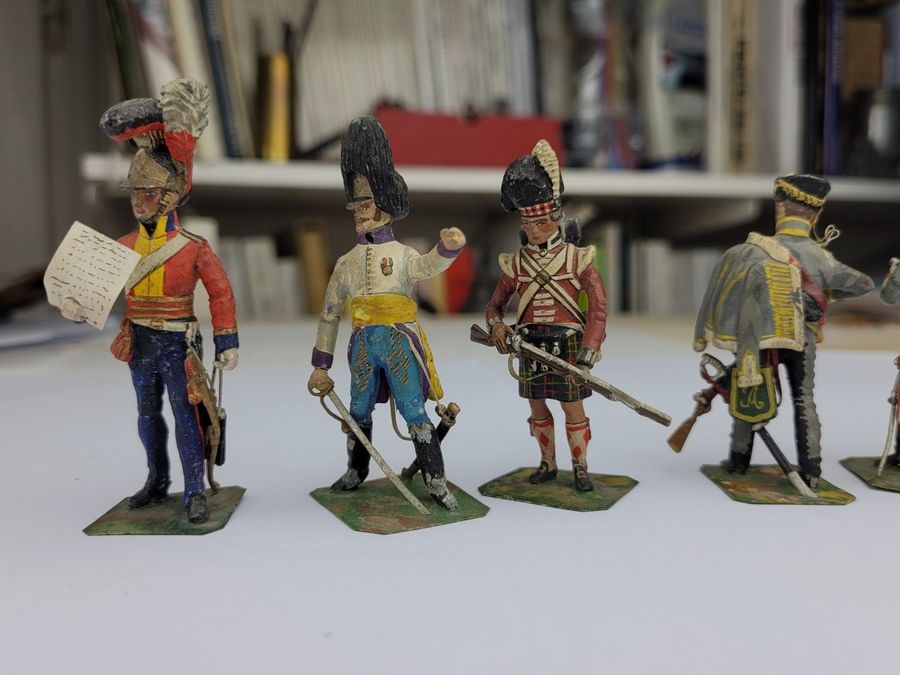 6 Zinnfiguren – Soldaten der anti-napoleonischen Koalitionen – schottisch, russisch, … Sehr schöne Qualität, Bild 7 von 7