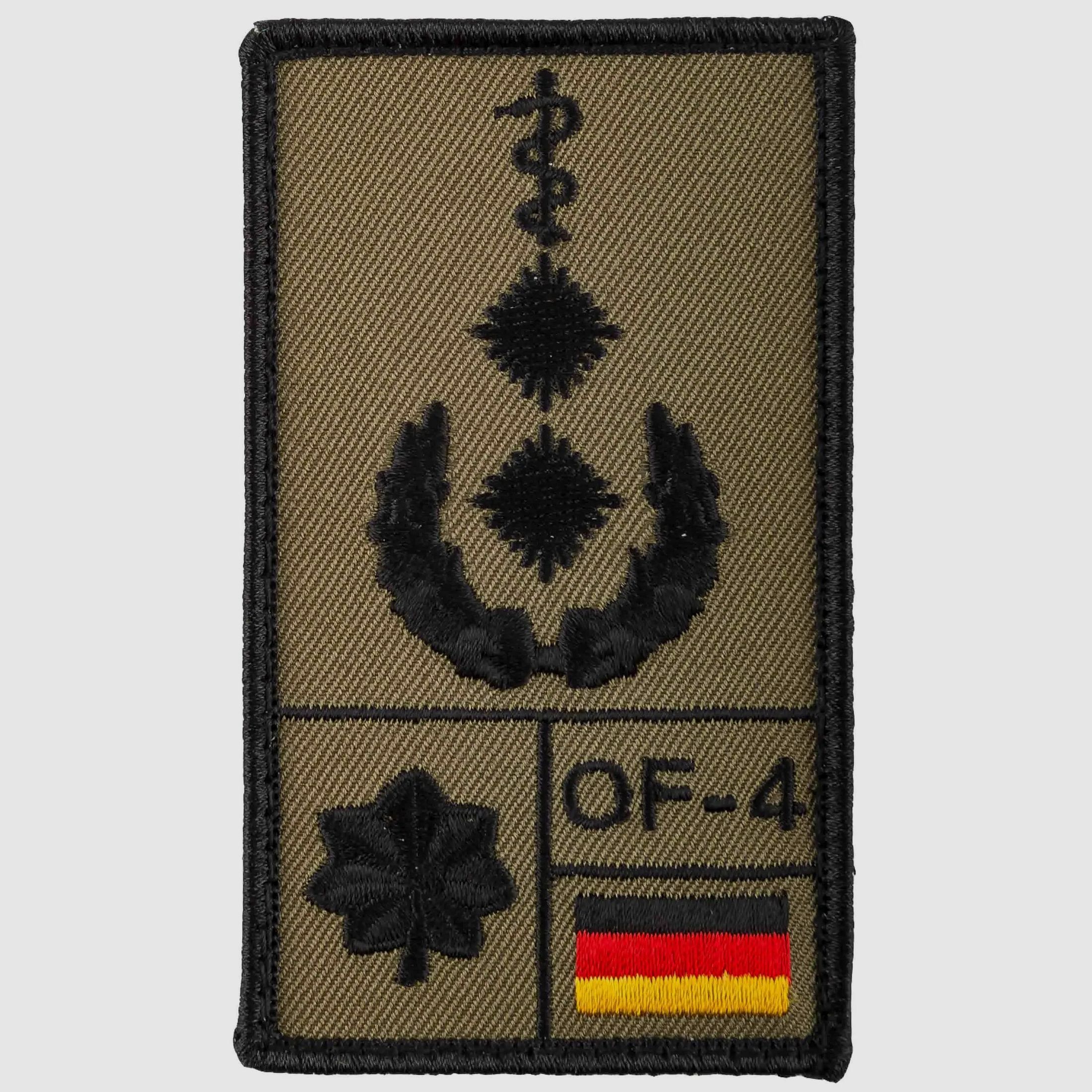 Café Viereck Café Viereck Rank Patch Oberfeldarzt oliv