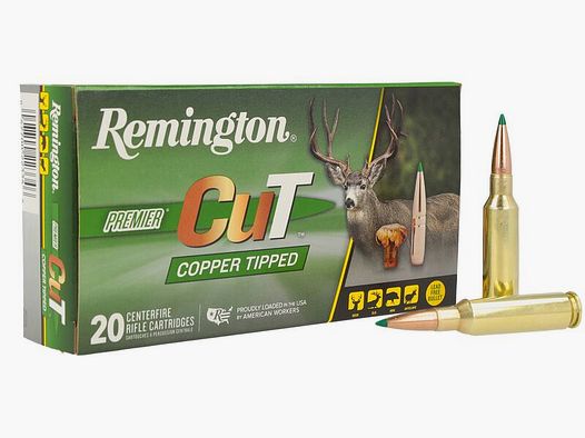 Remington Premier CuT Copper 6,5mm Creedmoor 120GR Tipped 20 cartucce
