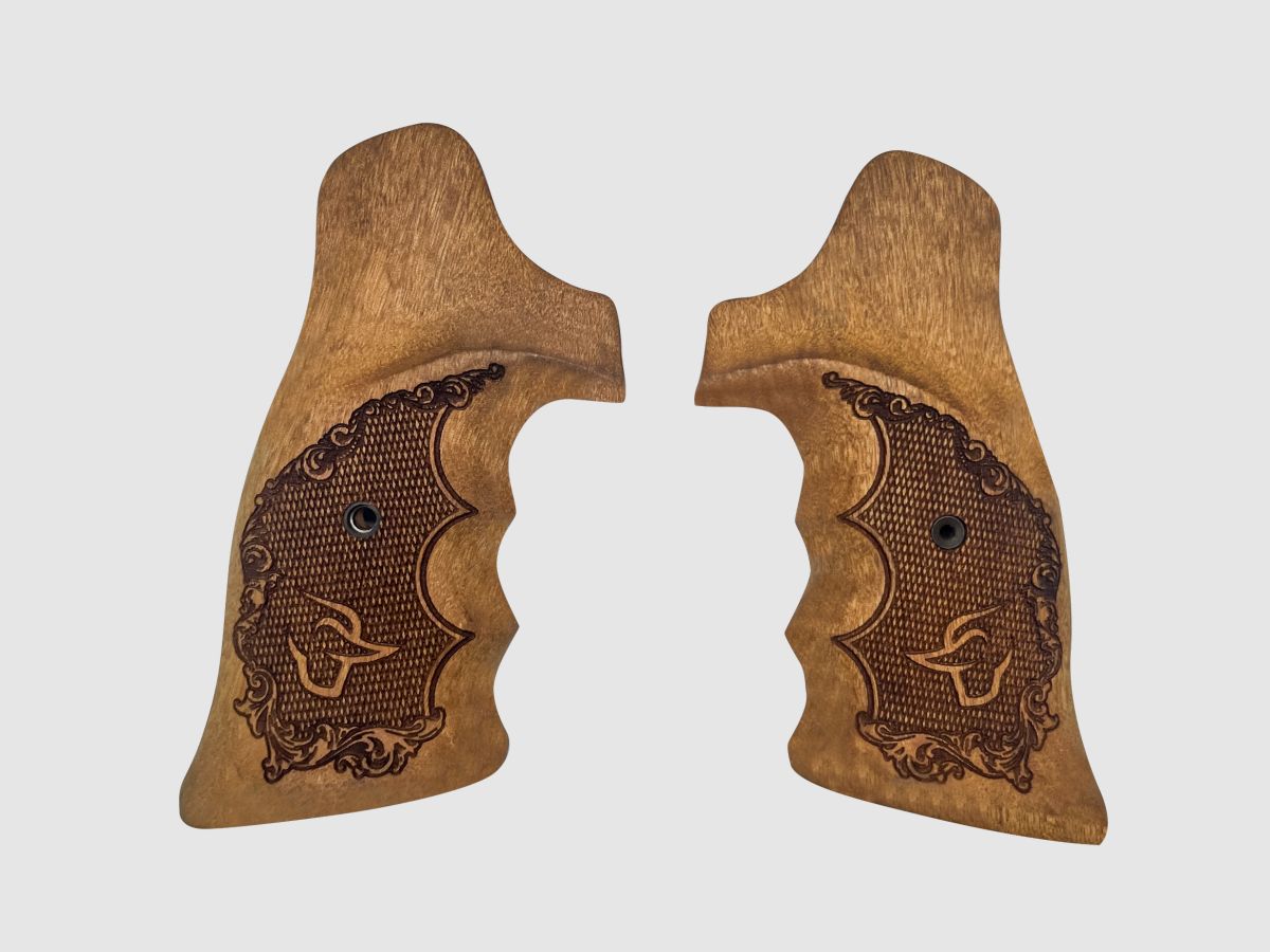 AGARRE DE MADERA ERGONÓMICO LOGO TAURUS, imagen 1 de 3