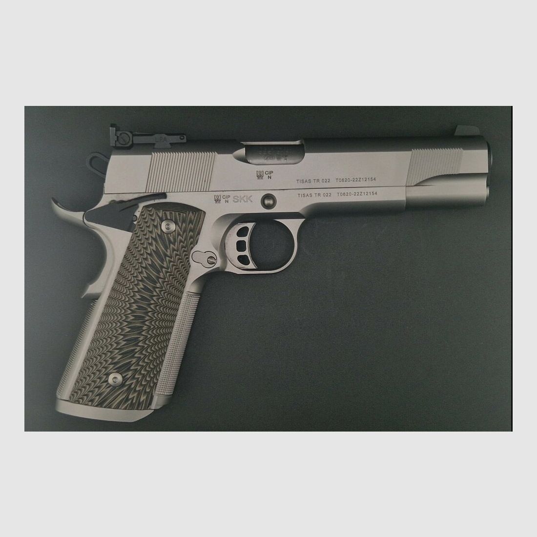 Tisas ZIG M1911 Stainless Match .45Auto