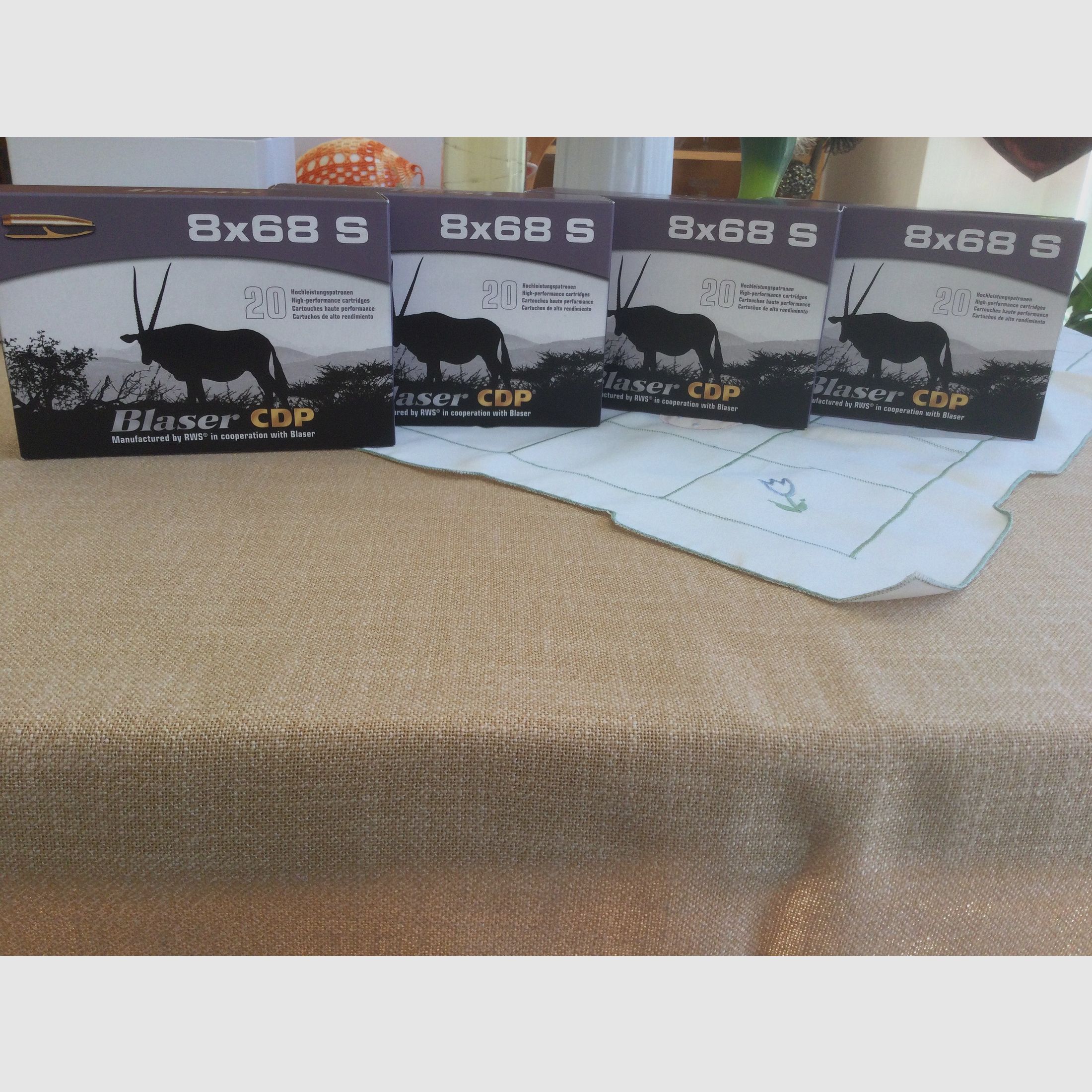 Patrone 8x68S Blaser CDP 12,7