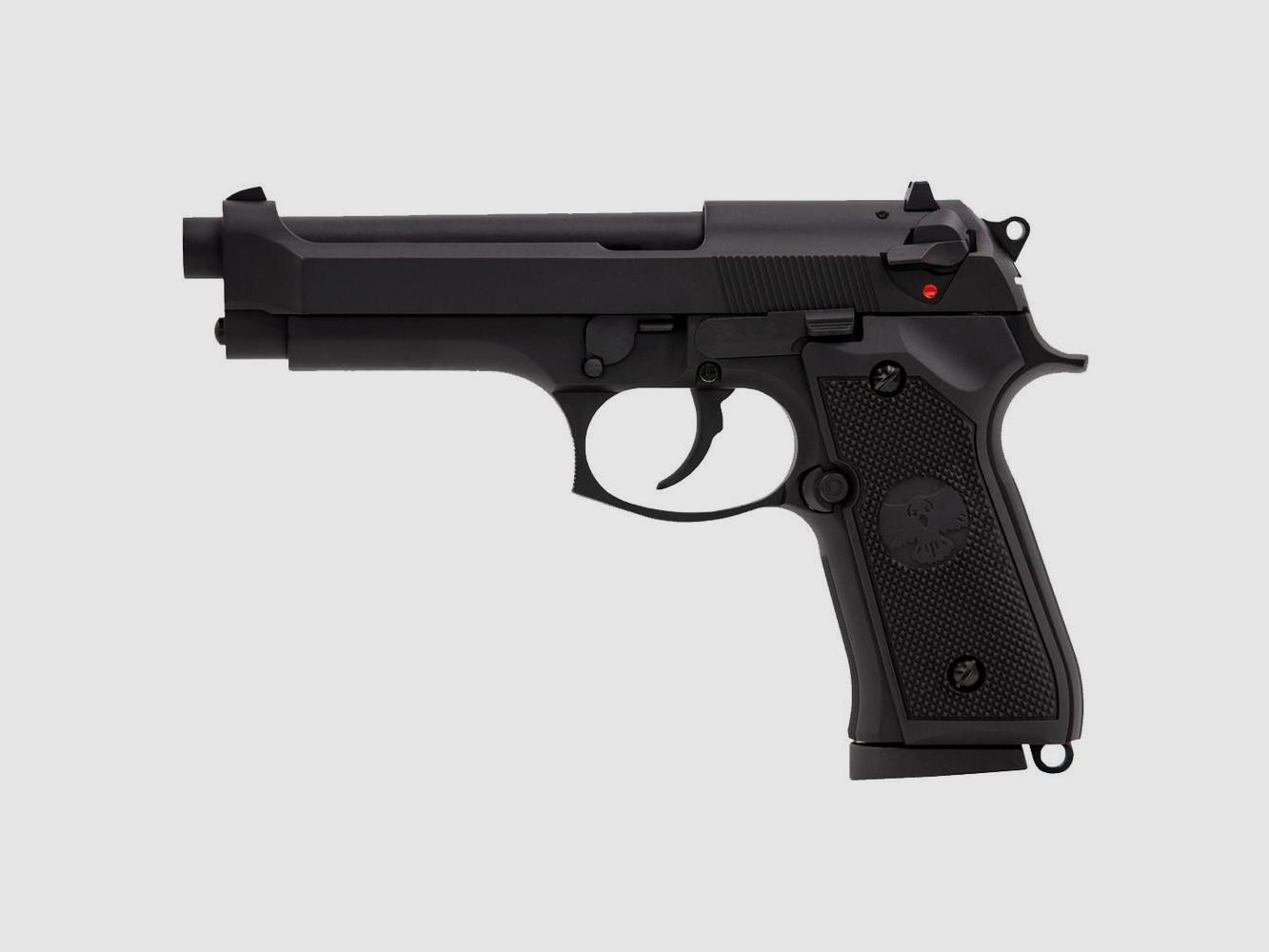 Replica Airsoft Pistol GBB Raven R92F Nera - Blowback Realistico - Alta Precisione - Per Giochi Tattici Immersivi, immagine 2 di 4