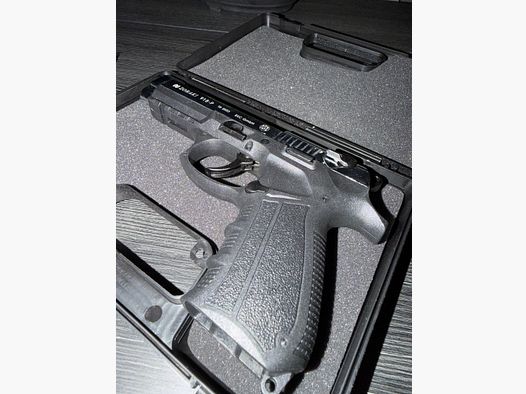 918-P Schreckschusspistole Chrom 9mm inkl. Zubehör