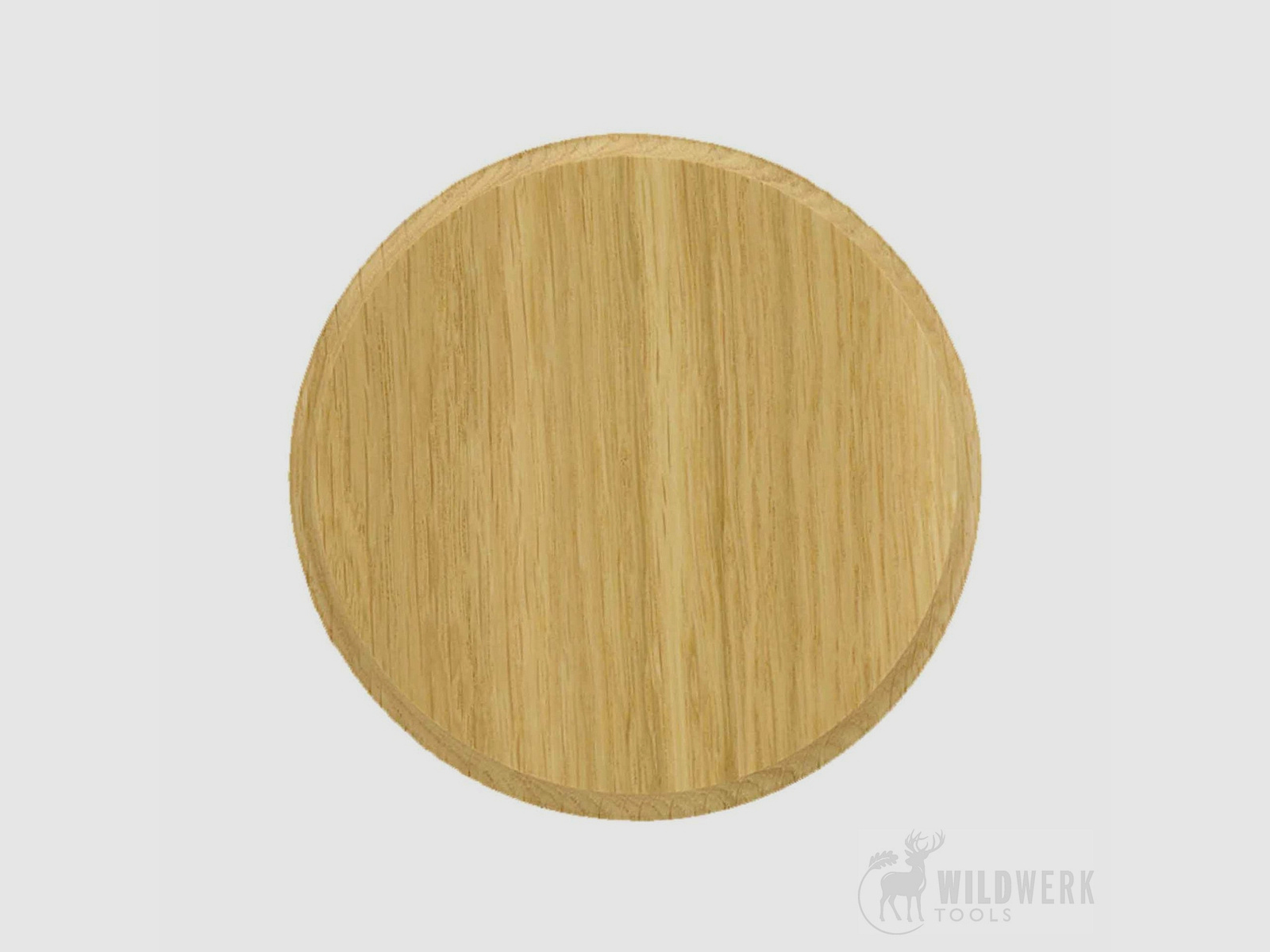 Wild Boar Shield Round, Light Oak 12cm