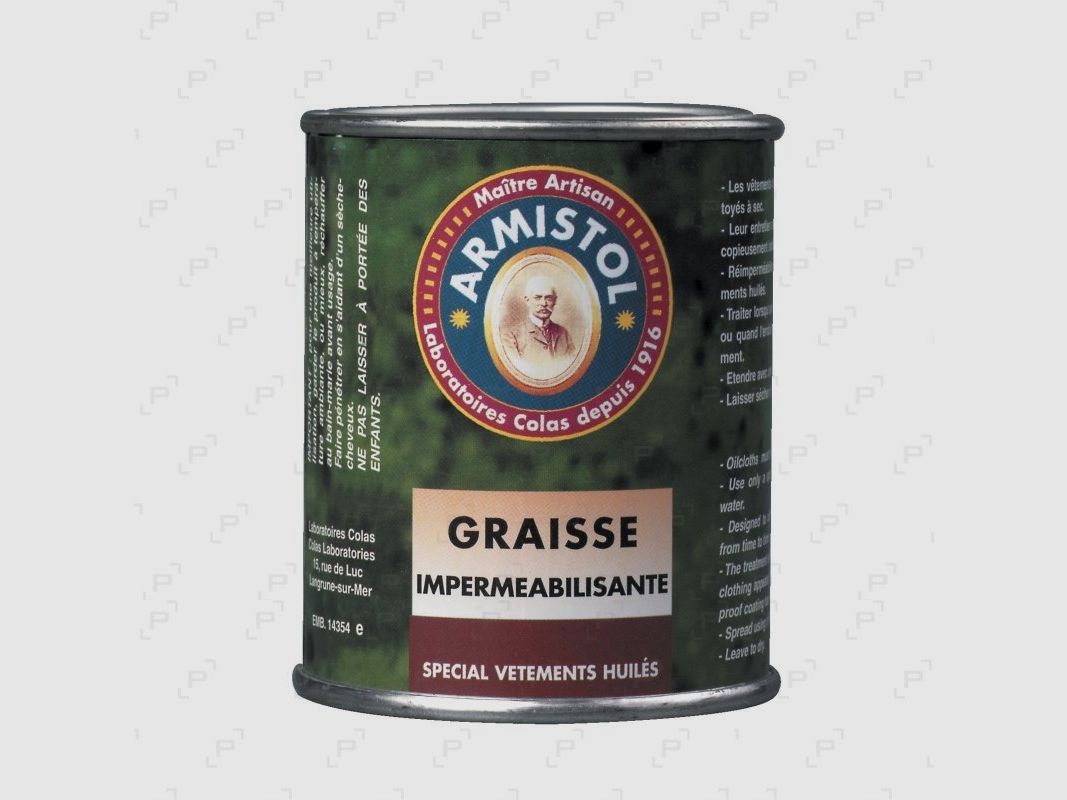 Grasa impermeabilizante para ropa aceitada ARMISTOL