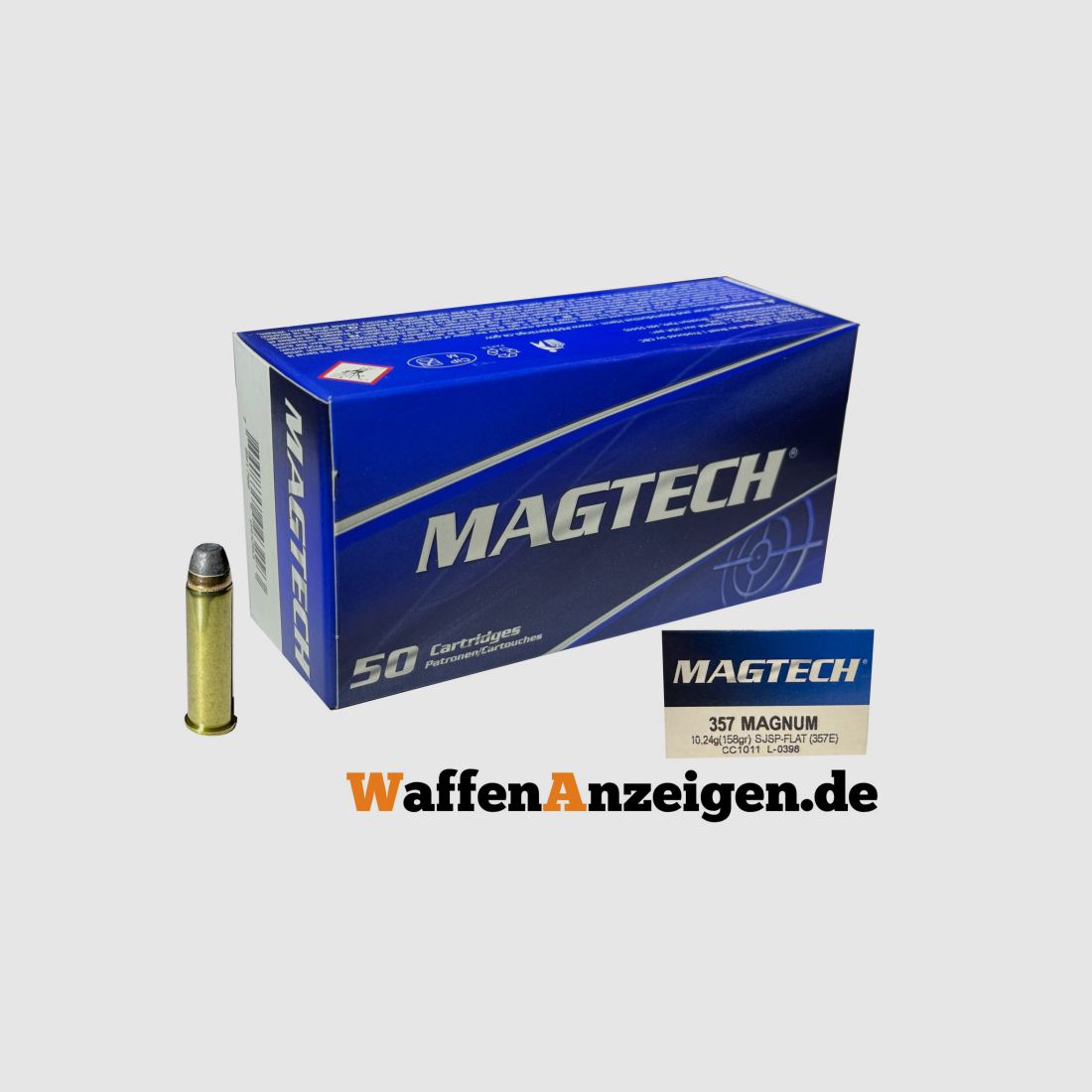 Magtech .357 Magnum SJSP 158grs. - 1000 Schuss in Berlin