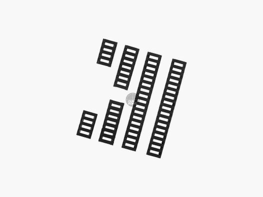 FMA Soft Rail Cover Kit-Schwarz