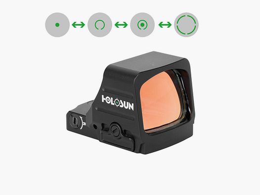 Holosun HE507COMP-GR viseur point rouge avec réticule interchangeable