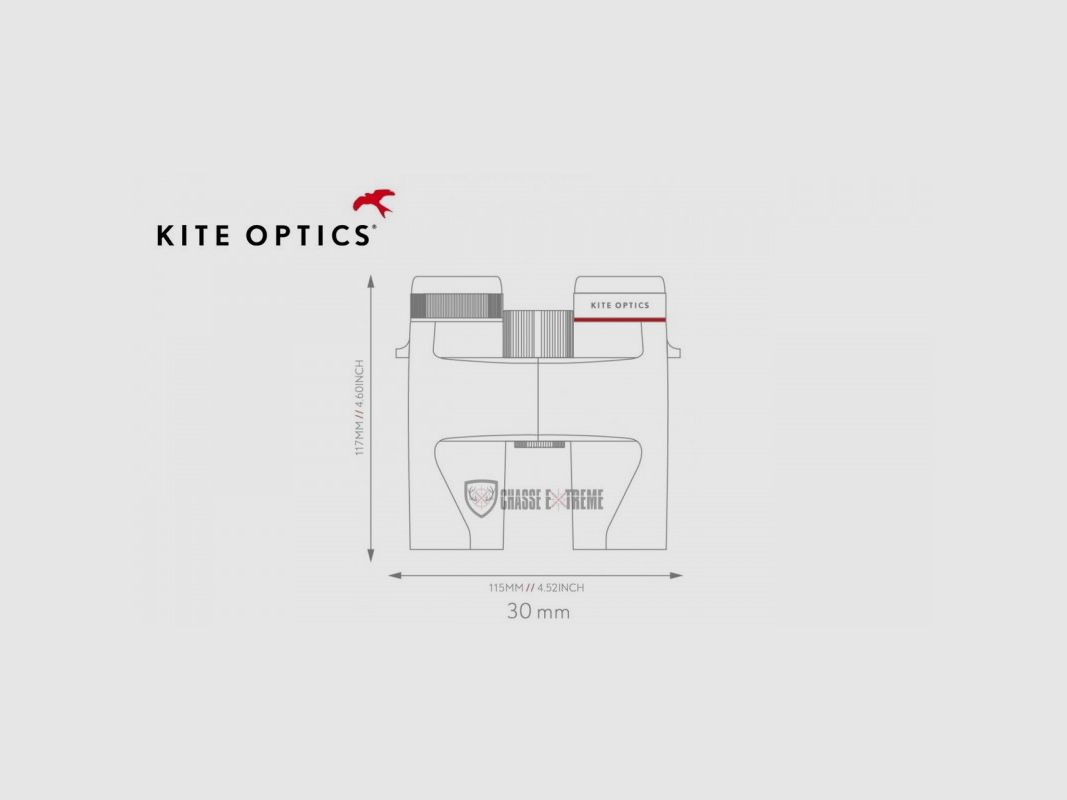 Jumelles KITE Lynx Hd+ 10x30, image 3 sur 3