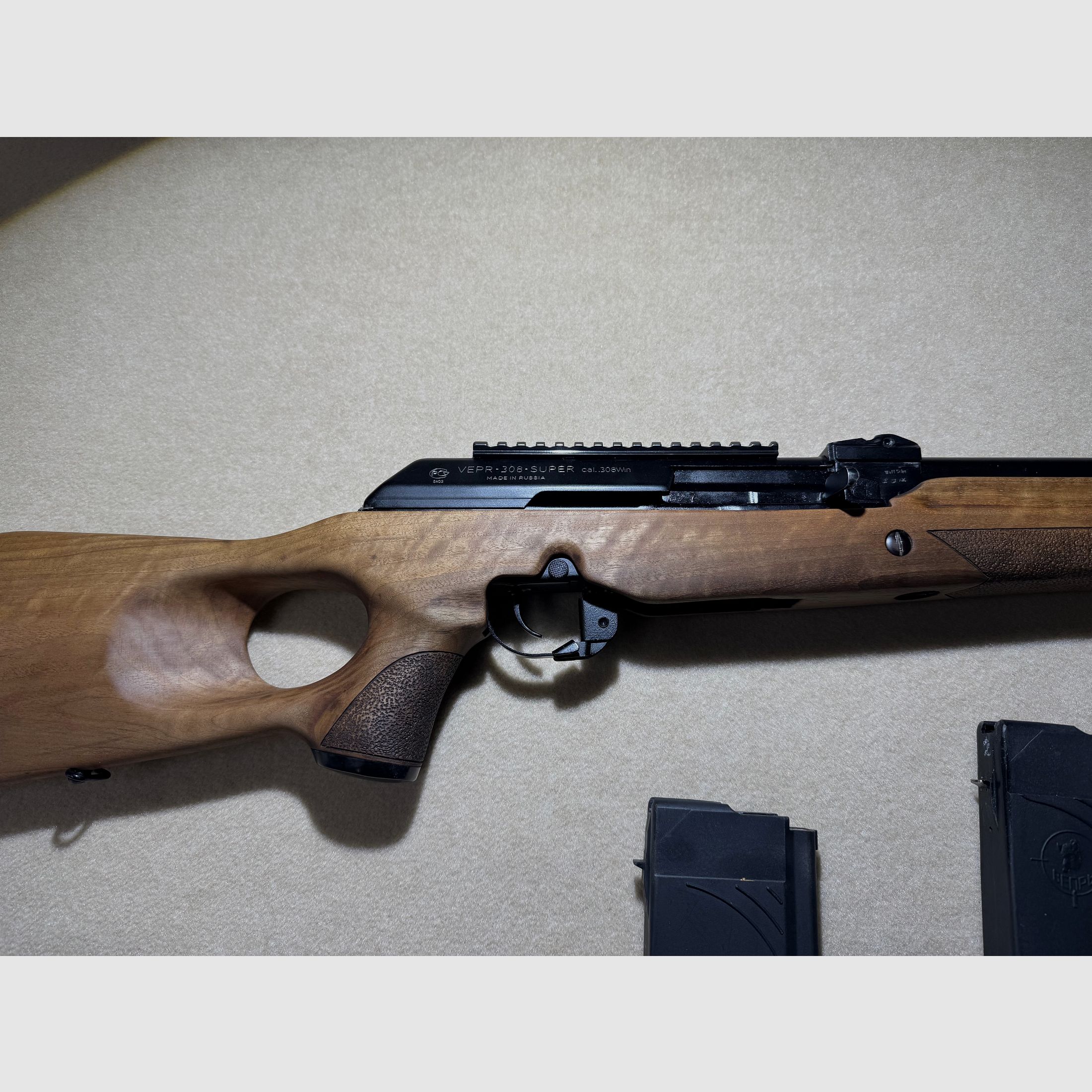 Self-loading Molot Vepr Super in caliber .308 Win.