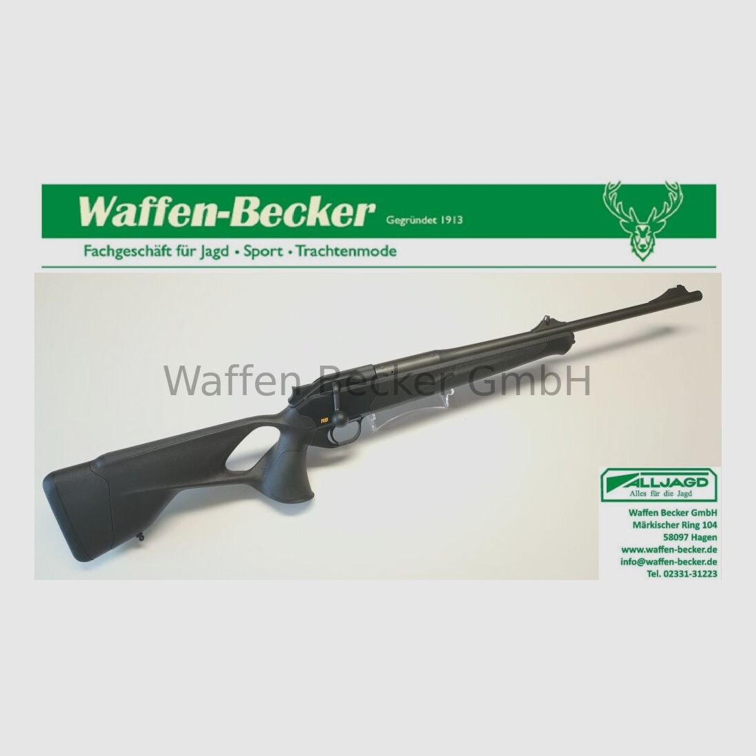 Blaser	 Geradezugrepetierer Blaser R8 Ultimate black Kal. .308Win. 52cm LL, M15x1 Gewinde