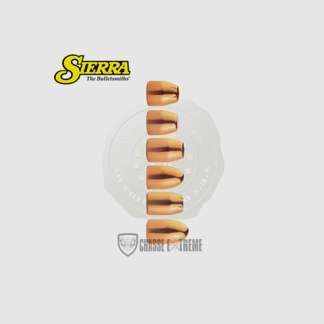 100 Geschosse SIERRA Kal 9 X 19 115gr FMJ