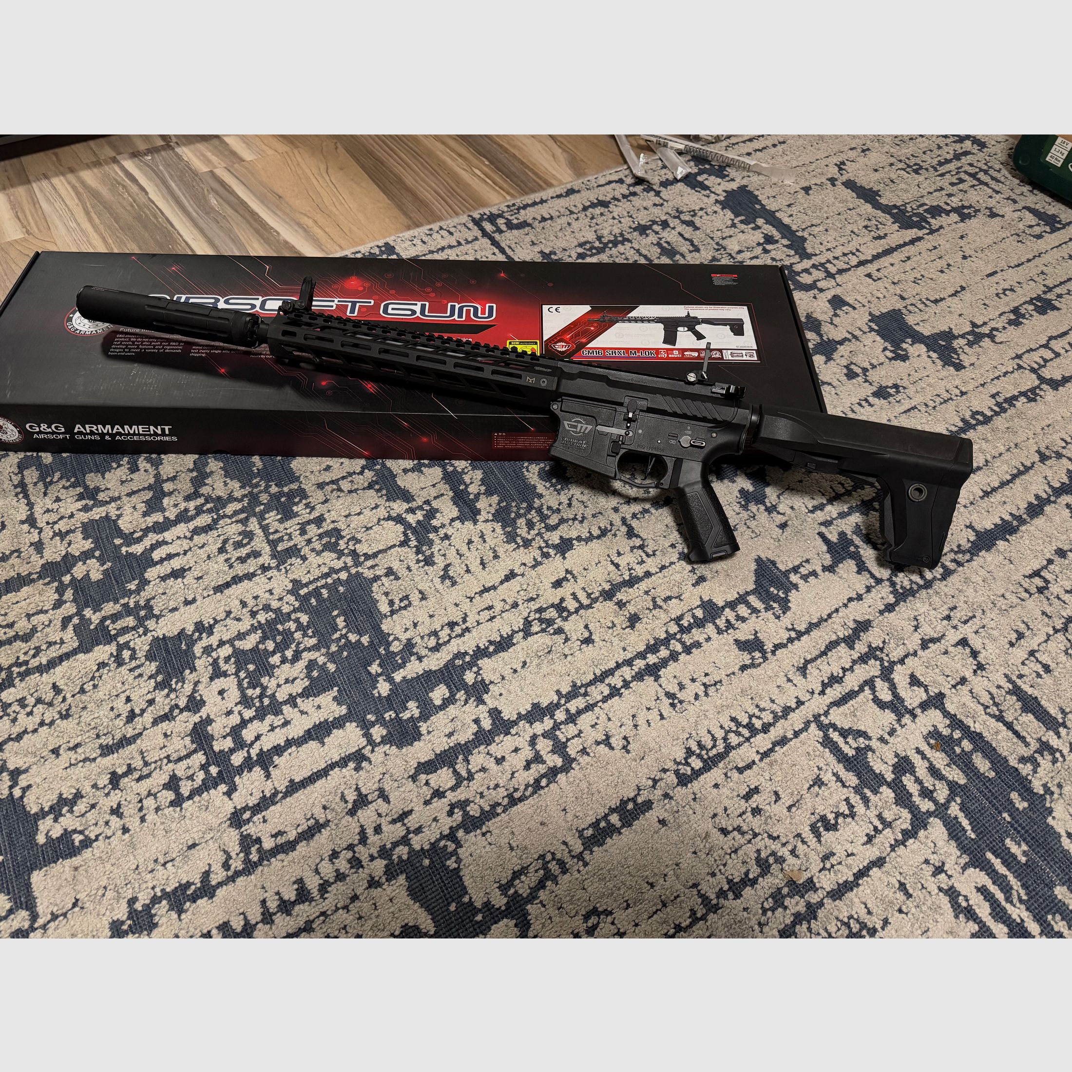 G&G CM16 SRXL M-Lok S-AEG Set