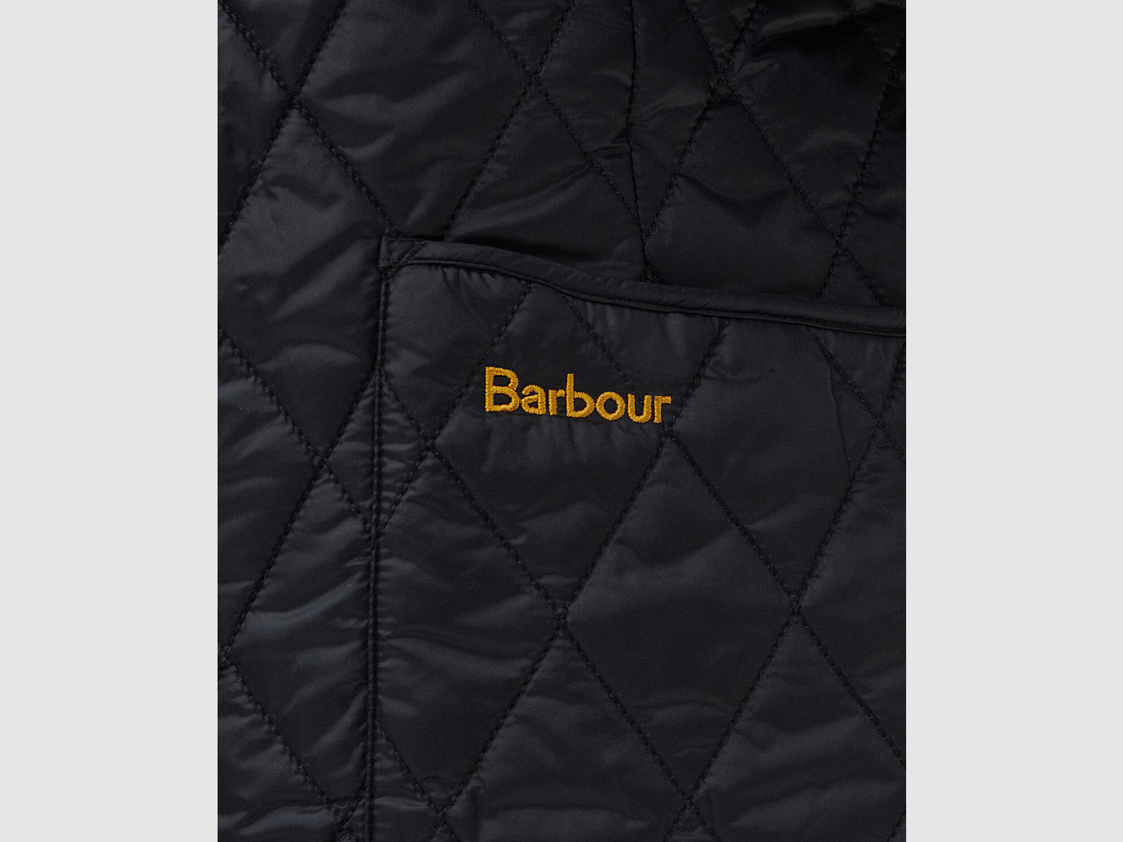 Gilet in pile Barbour nero