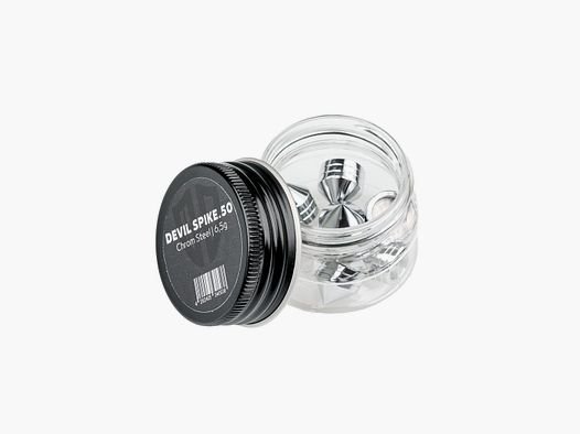 12x DEVIL SPIKE.50 | Chrome-plated steel | Cal.50 | 6.5g | ⌀ 12.4mm | HDR50