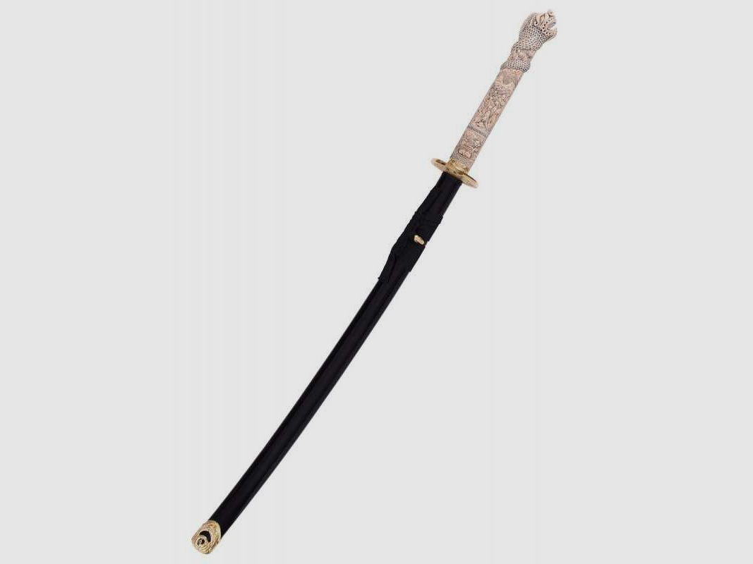 Lizensiertes Katana Schwert des Connor MacLeod aus dem Film Highlander, schwarz, Marto