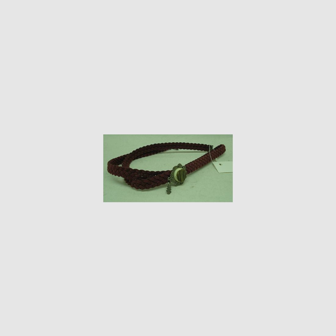 Kordel mit Horn/Eichlaub - rotes Kordelband