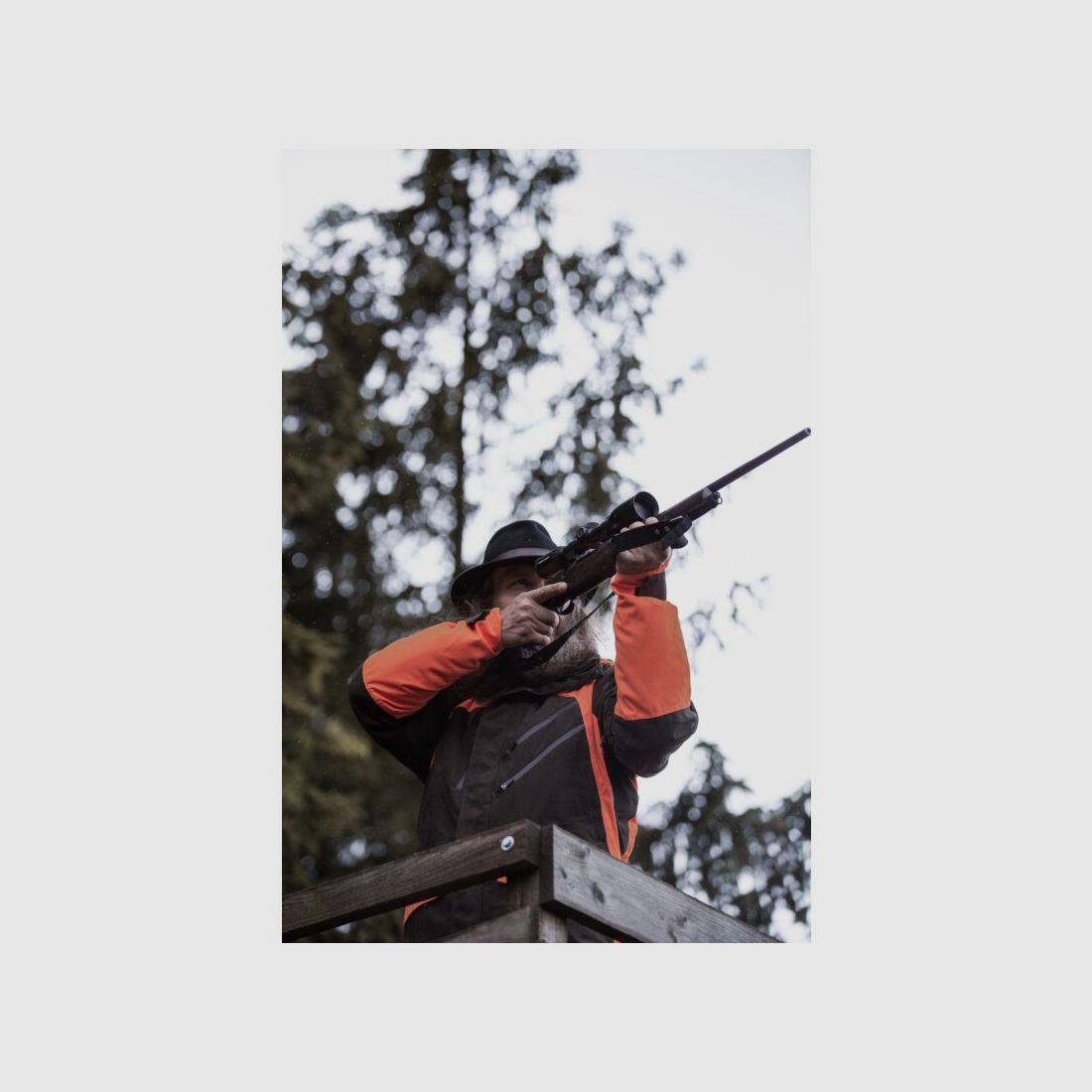 Northern Hunting Herren Drückjagdjacke Thor Gunnar Grün-Orange