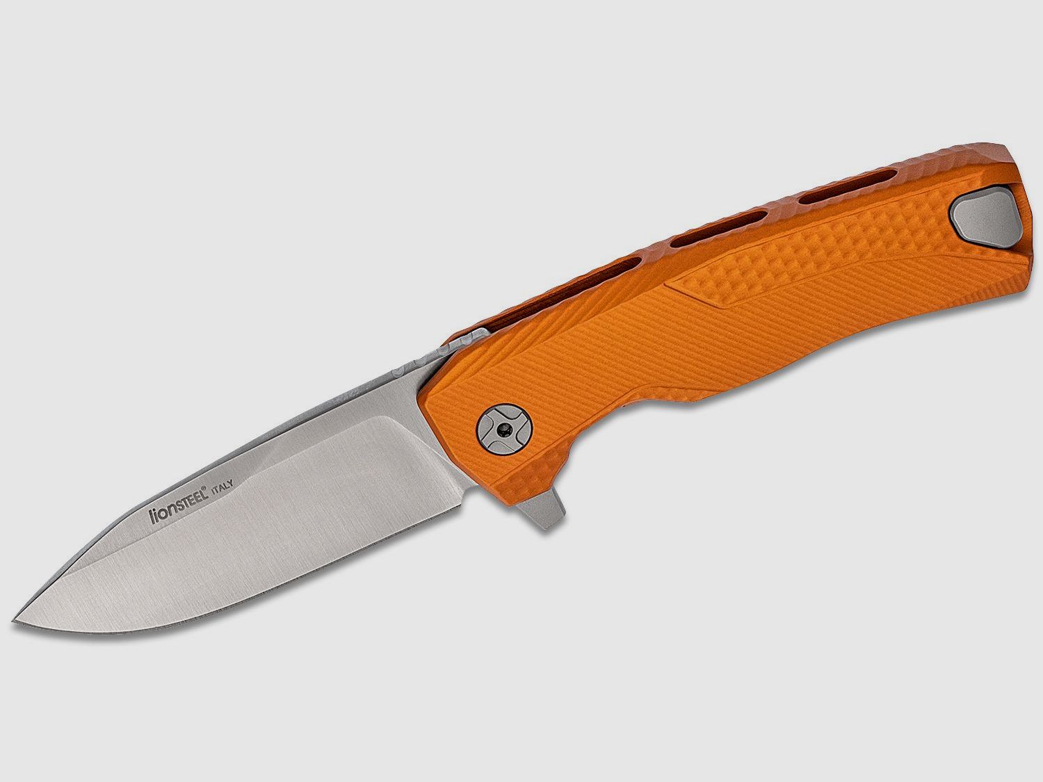 ROK A OS, M390 Satin-Klinge, orangefarbener Aluminiumgriff | 97315