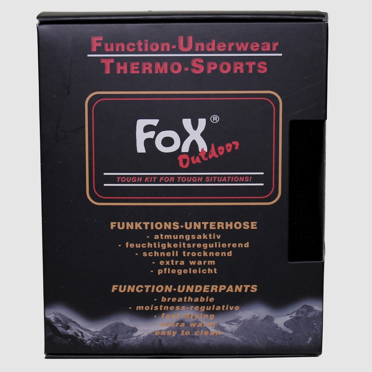 FOX Outdoor Thermo Unterhose lang S Schwarz