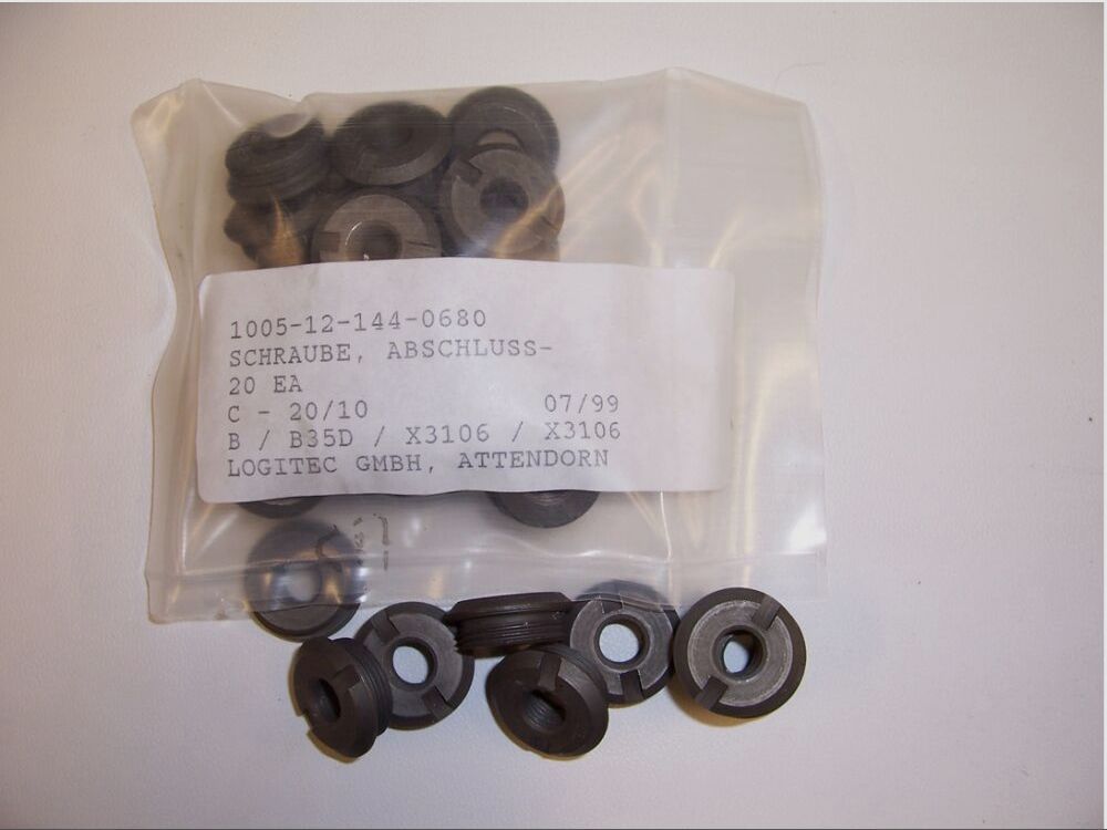 Schraube Abschluss für Hinterschaft NEU für G3 Fa.Logitec GmbH Attendorn