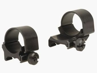 Weaver Top-Mount Anneaux de style Weaver noir mat 25,4mm moyen, BH 4,29mm