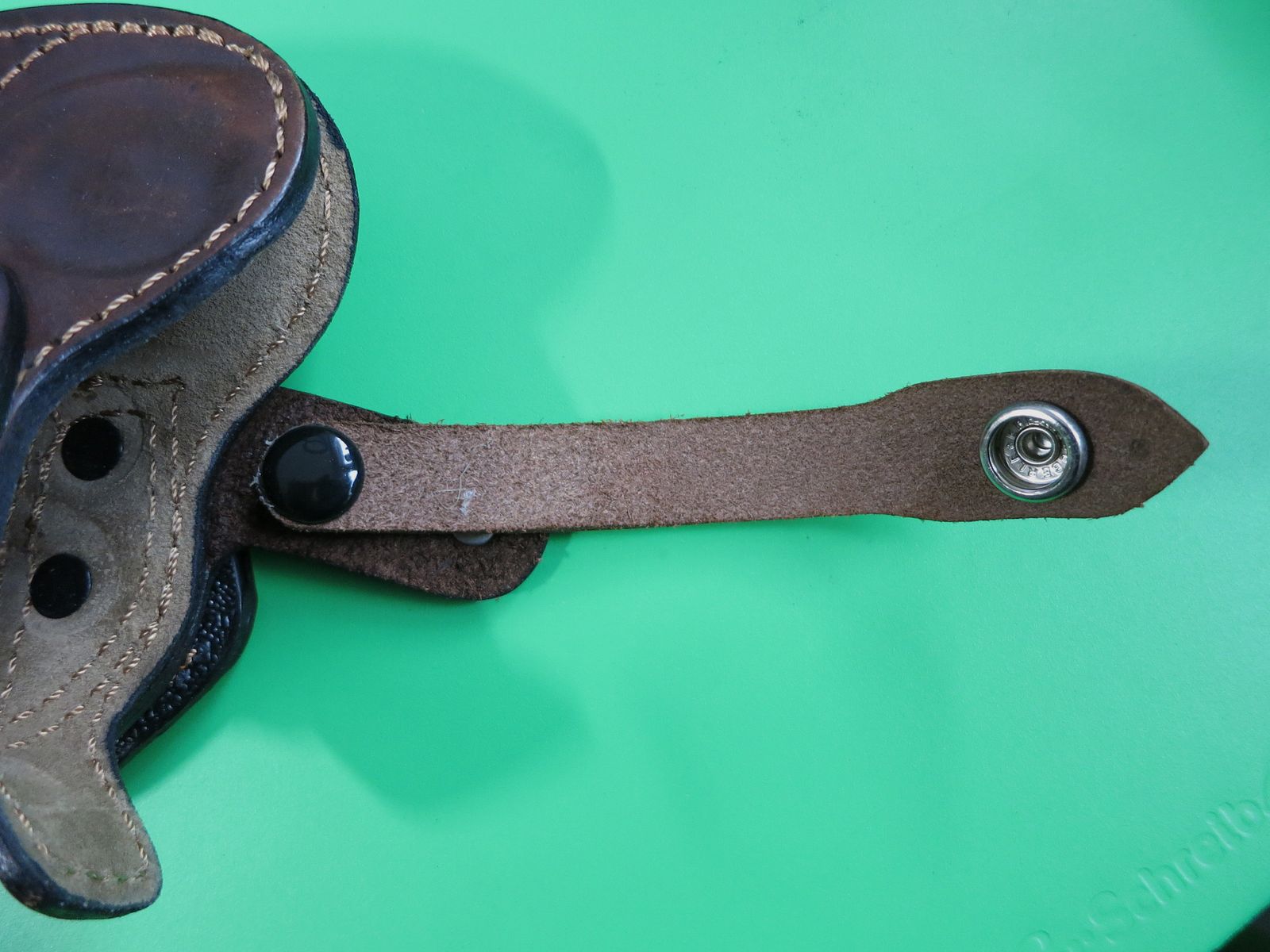 The best! Heerlein exclusive belt holster, .357 Magnum, 4", e.g. for Korth "Profi