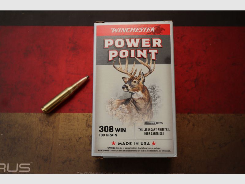 WINCHESTER .308Win Power-Point Teilmantel 11,7g/180grs.