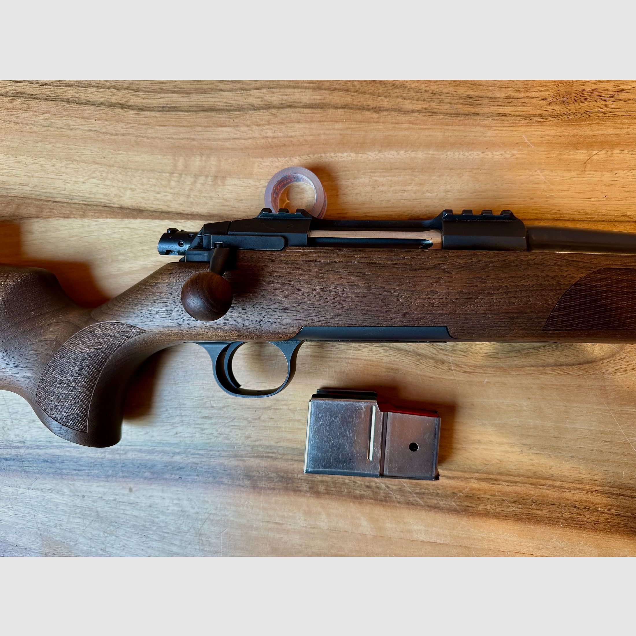 Azione in acciaio HS .308 canna 45 cm