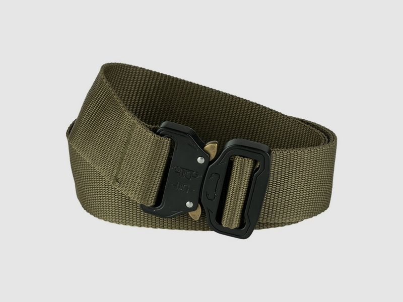 Taktischer Schnellgürtel DP256 OLIV bis 125cm / Breit 4cm - Gürtel mit Schnellverschluss