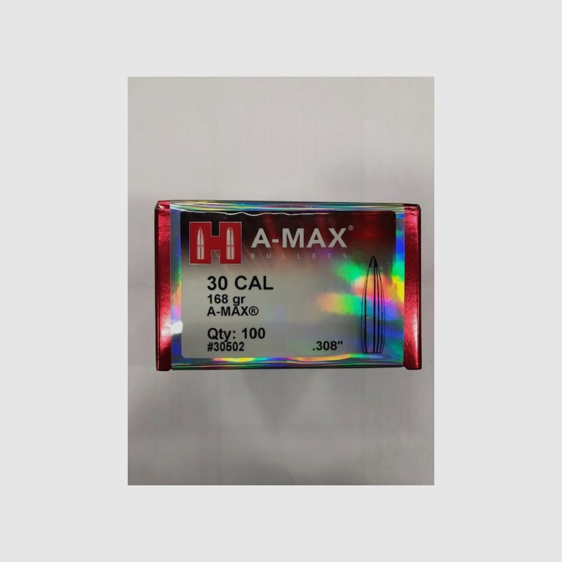 HORNADY Pociski .30 A-MAX GR 168, zdjęcie 1 z 3