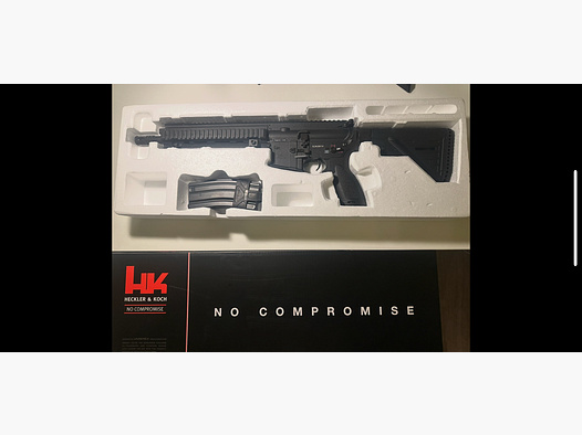 HK 416 Airsoft S-AEG / 1.3 Joule / Condition 1A / With warranty, original packaging and invoice / Ready to play