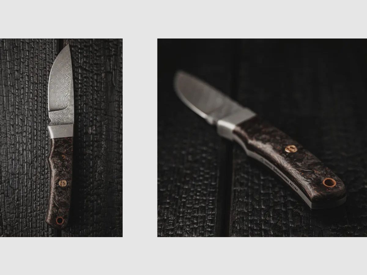 PUMA jahresmesser 2022, Carbon, Damaststahl SuperClean limitiert auf 50 Stück