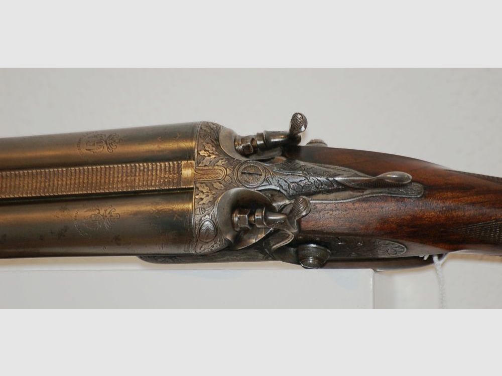 Belgian double-barreled shotgun