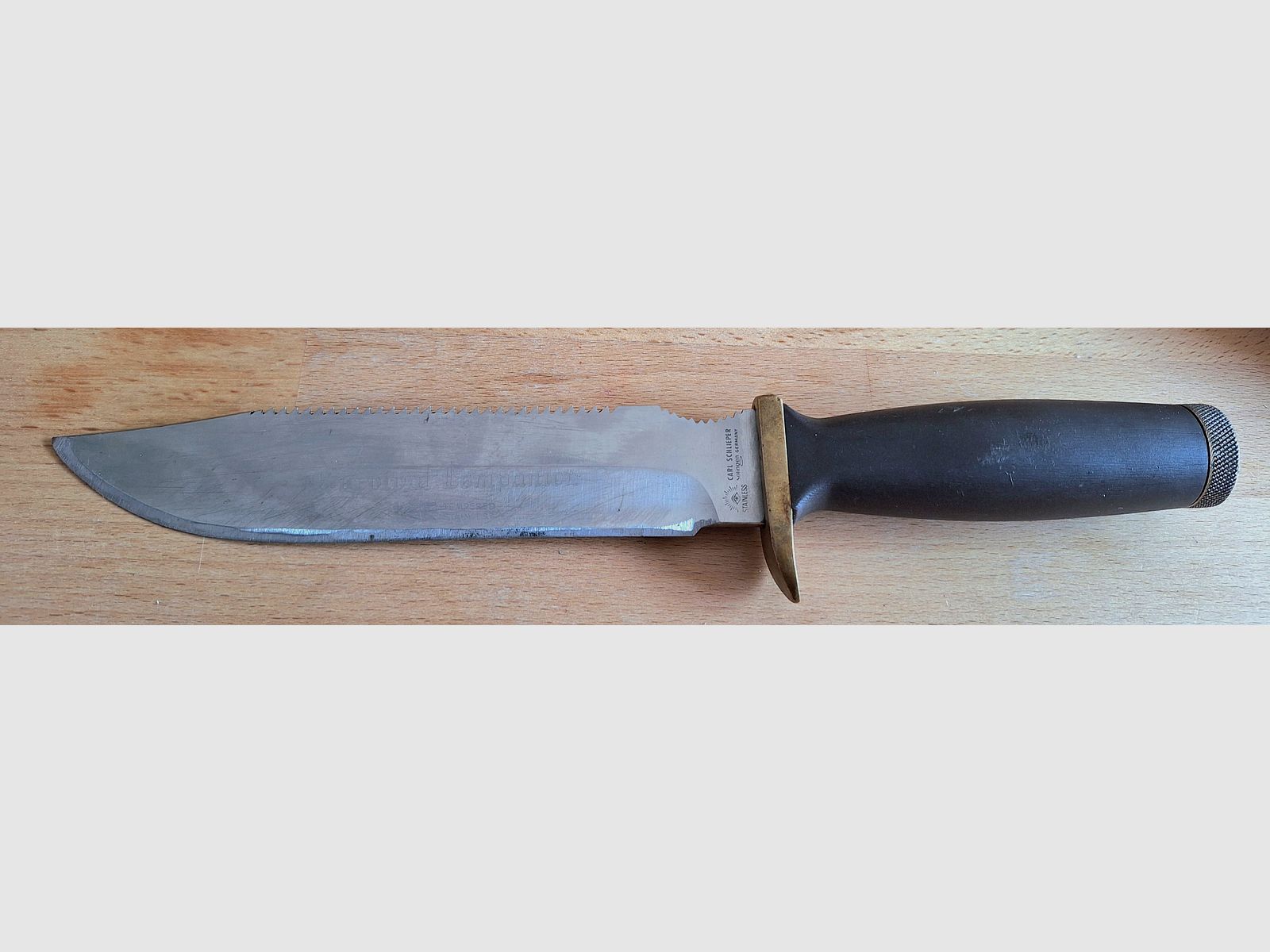 CARL Schlieper Solingen Survival Companion ICE tempered Messer Bowie